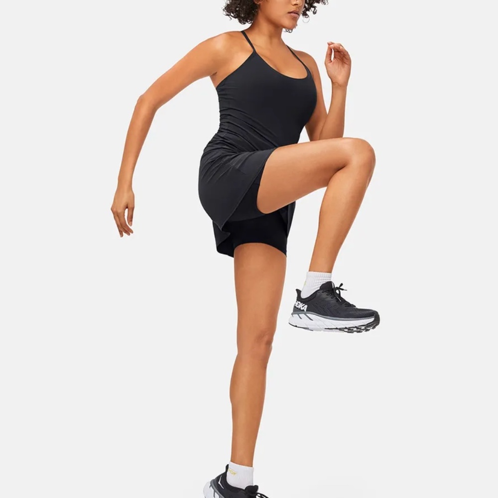 NWT Outdoor Voices Black Exercise Dress